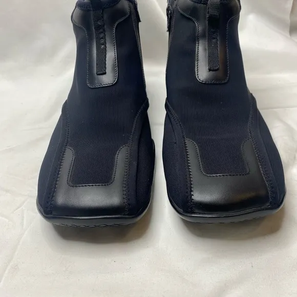 Vintage Prada 1530 Square Toe Black men size 9.5