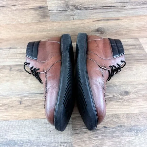 Vintage Red Wing Oxford Chukka Men's 8 Brown Leather Moc Toe Armortred