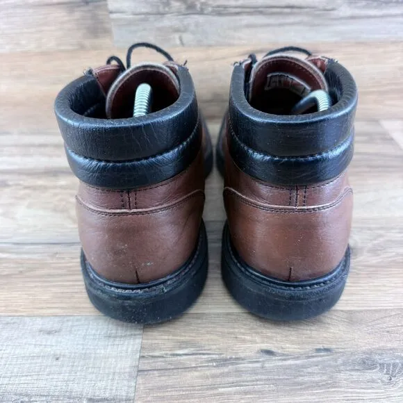 Vintage Red Wing Oxford Chukka Men's 8 Brown Leather Moc Toe Armortred