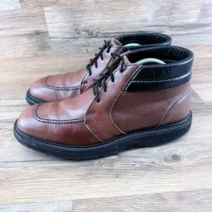 Vintage Red Wing Oxford Chukka Men's 8 Brown Leather Moc Toe Armortred