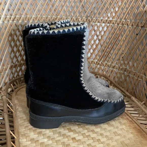 Vintage Snowland Fur Boots