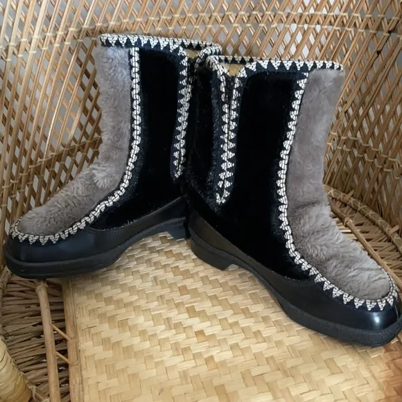 Vintage Snowland Fur Boots