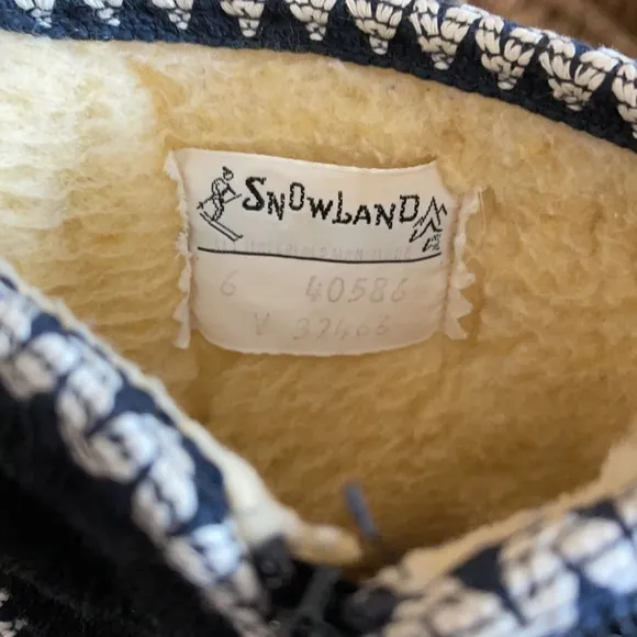 Vintage Snowland Fur Boots
