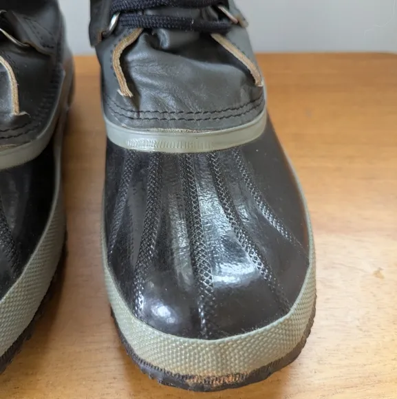 Vintage Sorel Grey Manitou Kaufman Winter Boots Canada