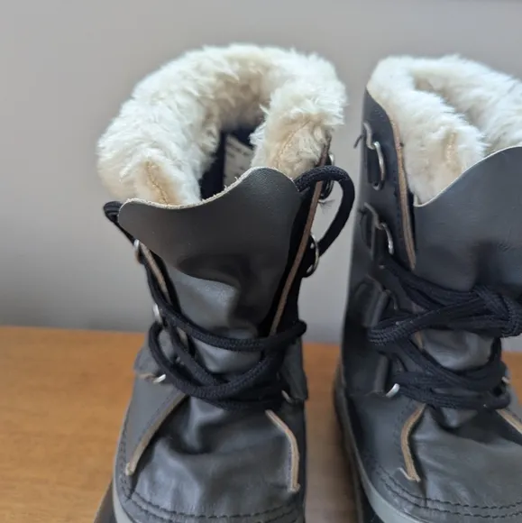 Vintage Sorel Grey Manitou Kaufman Winter Boots Canada