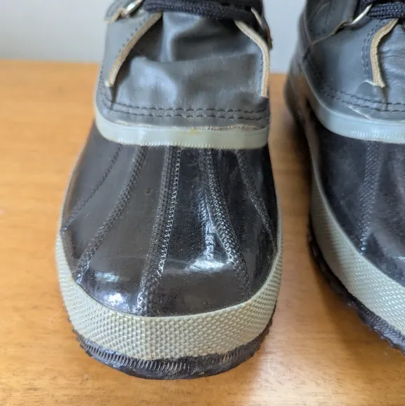 Vintage Sorel Grey Manitou Kaufman Winter Boots Canada