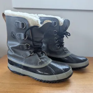 Vintage Sorel Grey Manitou Kaufman Winter Boots Canada
