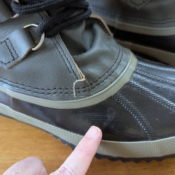 Vintage Sorel Grey Manitou Kaufman Winter Boots Canada