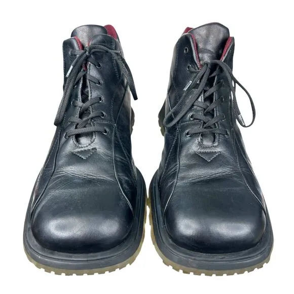 Vintage Y2K Bed Stu Men’s Black Leather Lace Up Chukka Boot Size 46 US 12