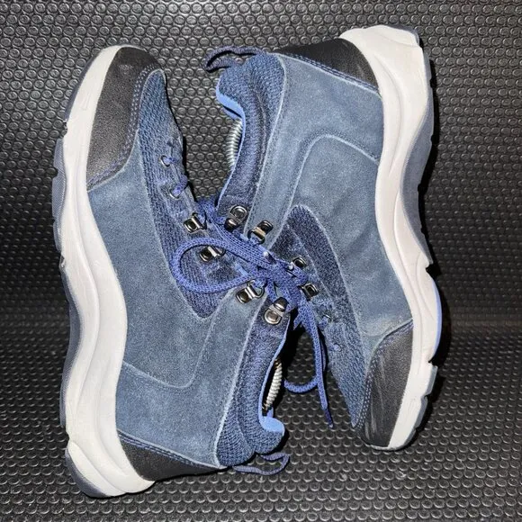 Vionic Cypress Navy Royal Blue Black Outdoor Hiking Boots Womens Size 8.5