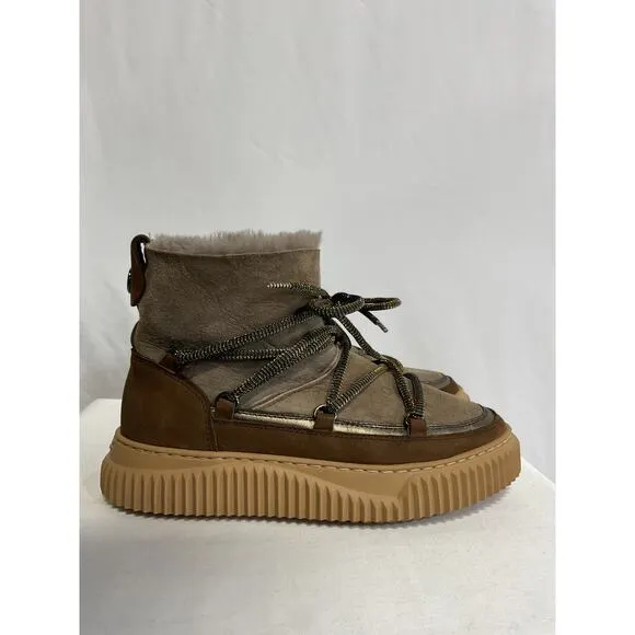 Voile Blanche 'Cortina' Tan Boots Size 7