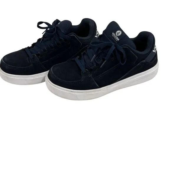 Volcom Z9928 Navy Suede Evolve High Top SD Comp Toe Men's Shoes Size 9 W