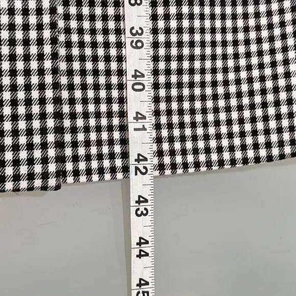 VTG 80s Double Breasted Coat Danny &amp; Nicole Womens Size 16 Black/White Checkered