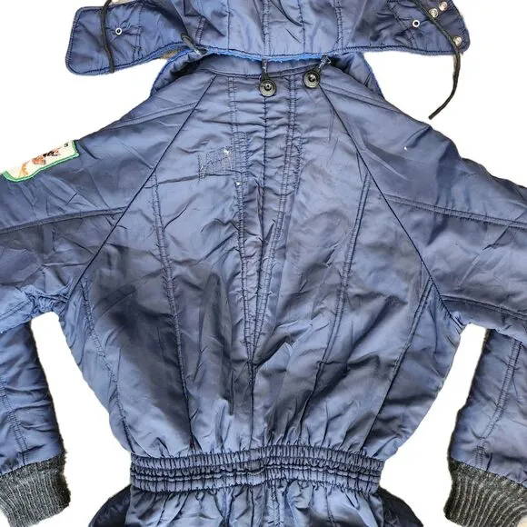 Vtg Blizzard Pruf by Walls One Piece Snowmobile Ski Suit‎ Small Outdoors Winter
