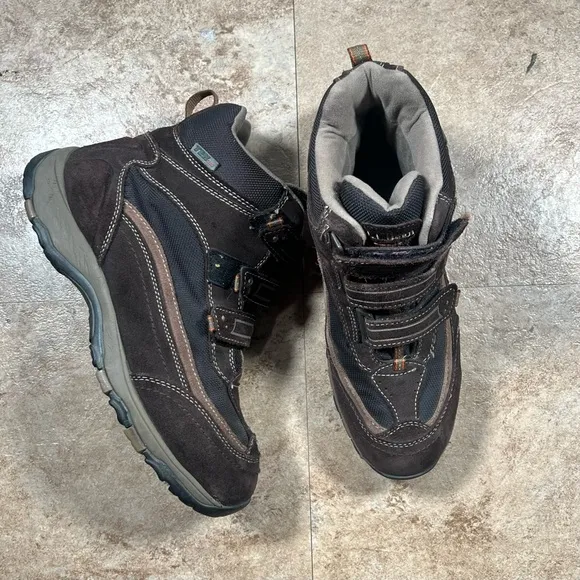 Vtg Men's L.L. Bean Insulated Brown Suede Lace Up Outdoor Hiking Boots Sz 11.5 M