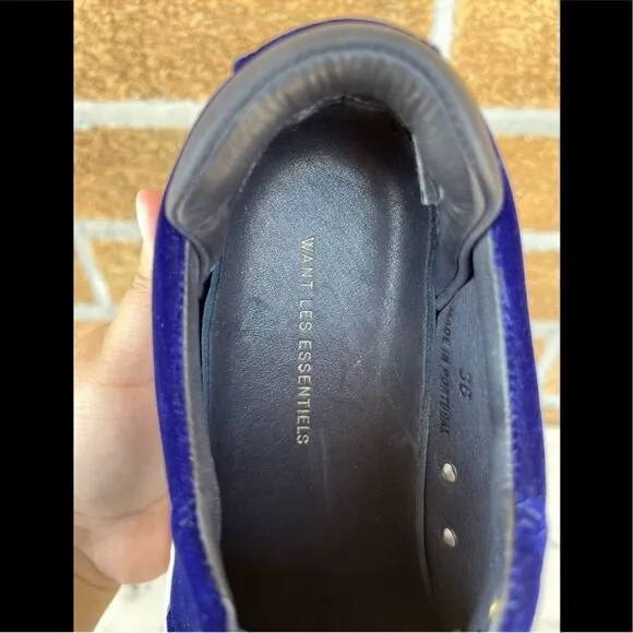 WANT Les Essentiels velvet sneakers sz 6