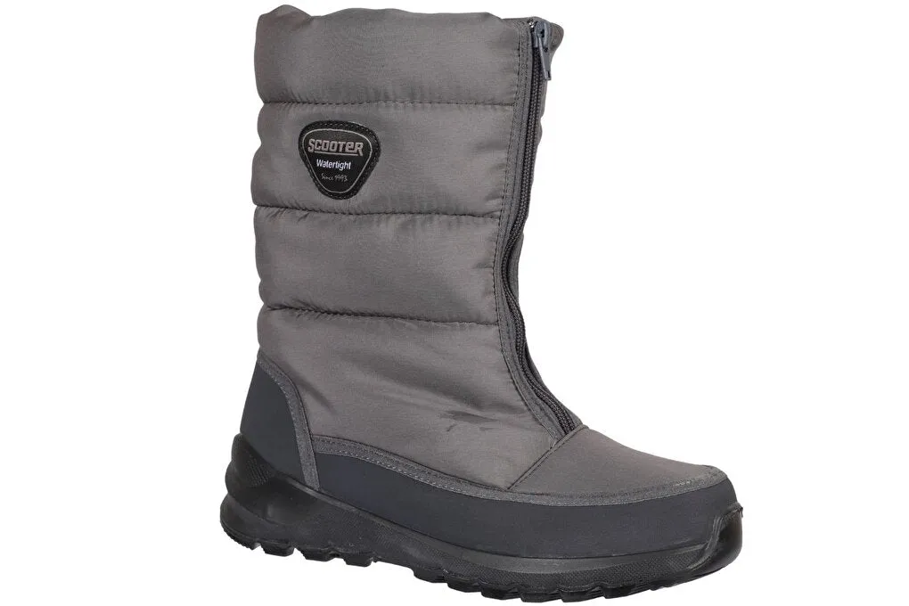 Waterproof Gray Women's Boots Z7447TG