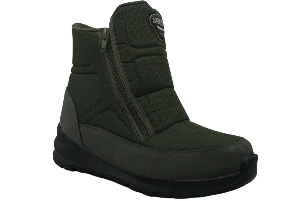 Waterproof Khaki Women's Boots Z7449TH