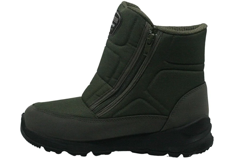 Waterproof Khaki Women's Boots Z7449TH