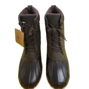 Weatherproof Vintage Men's Adam II Duck Boots Olive Brown Size 12M