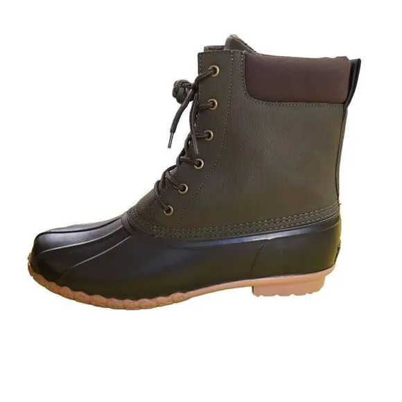 Weatherproof Vintage Men's Adam II Duck Boots Olive Brown Size 12M