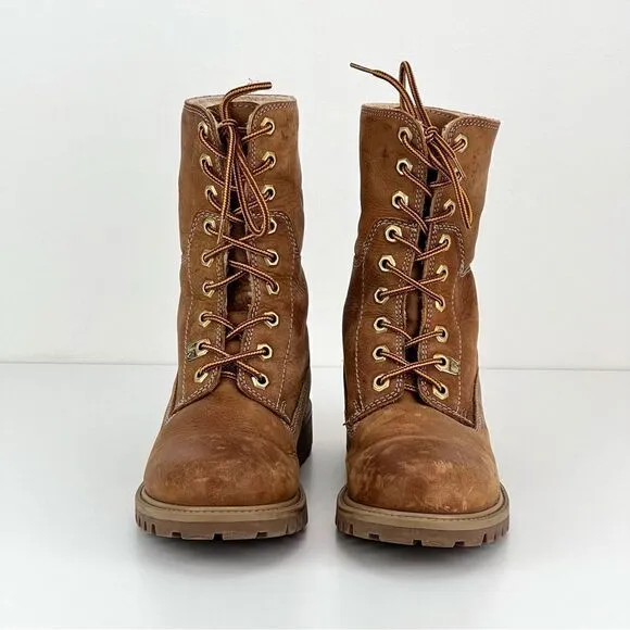 WEINBRENNER Suede Lace-Up Faux Fur Fall or Winter Boots Women Size 7