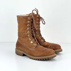 WEINBRENNER Suede Lace-Up Faux Fur Fall or Winter Boots Women Size 7