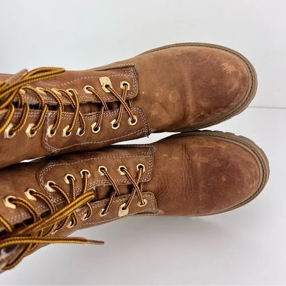 WEINBRENNER Suede Lace-Up Faux Fur Fall or Winter Boots Women Size 7