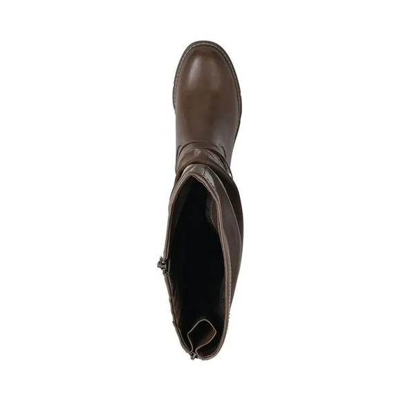 White Mountain Crammers Women Brown Faux Leather Slouchy Knee-High Boots FZP105