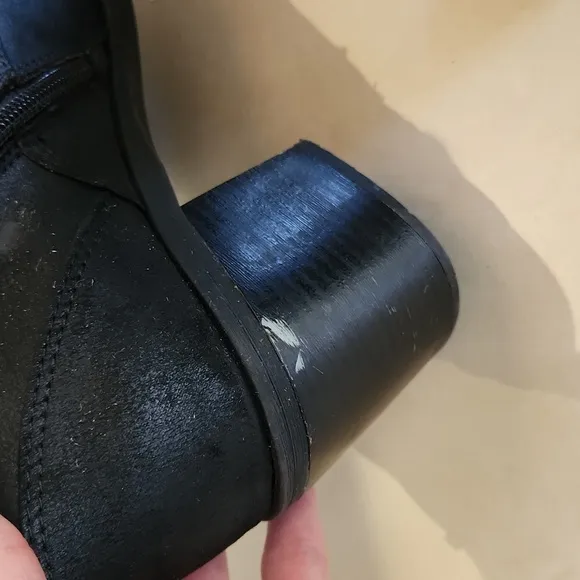 White Mountain Dorian Black Combat Boots. Sz 9