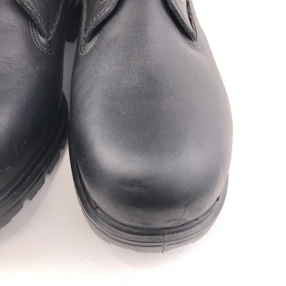 Wolverine Black Leather Steel Toe Work Boots 11W