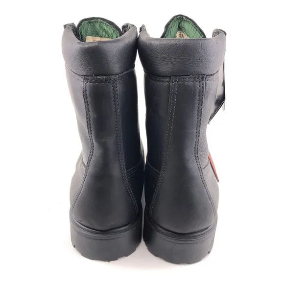 Wolverine Black Leather Steel Toe Work Boots 11W