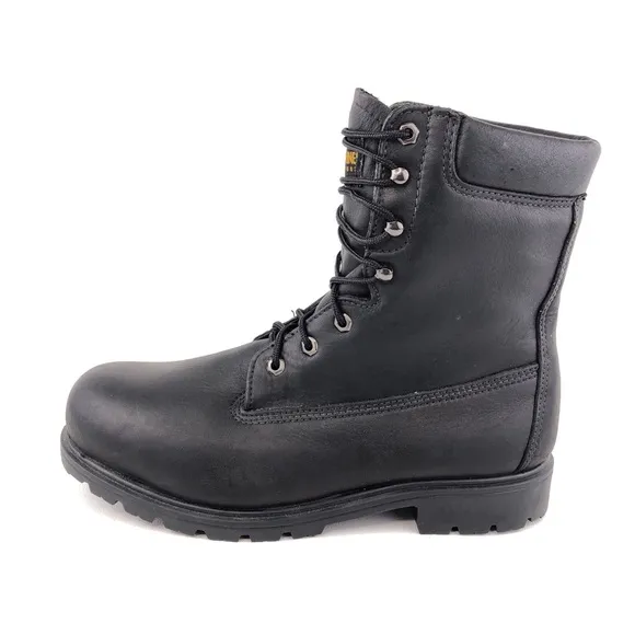 Wolverine Black Leather Steel Toe Work Boots 11W