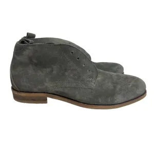 WOLVERINE Hensel 4-Eye grey Sz 10.5 Men‎ Suede Lace-Up Chukka Ankle Boots