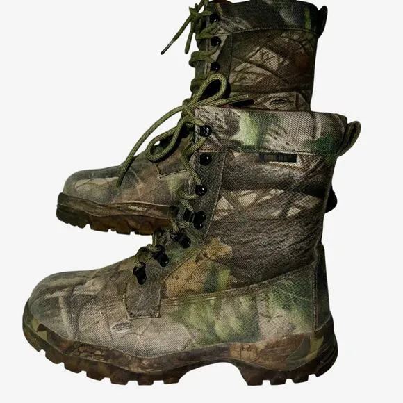 Wolverine Men's Camo Insulated Gore-Tex Hunting Boots Size 9M