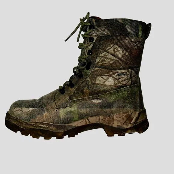 Wolverine Men's Camo Insulated Gore-Tex Hunting Boots Size 9M