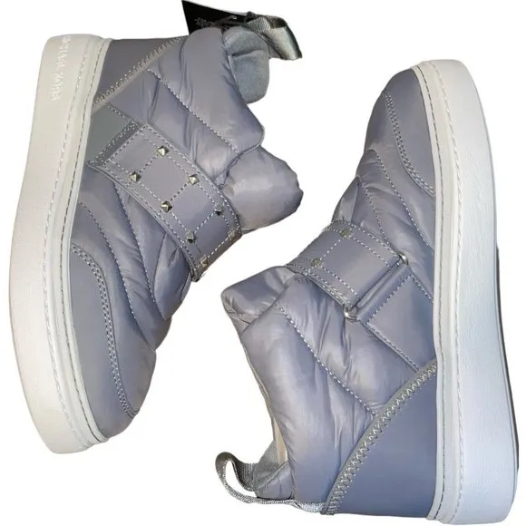 WOMEN BOOTS SIZE 7 MICHAEL MICHAEL KORS STIRLING MID In Grey