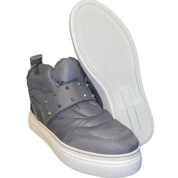 WOMEN BOOTS SIZE 7 MICHAEL MICHAEL KORS STIRLING MID In Grey