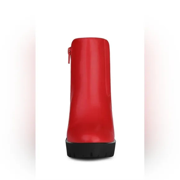 🔥Women Red Ankle Boots🔥