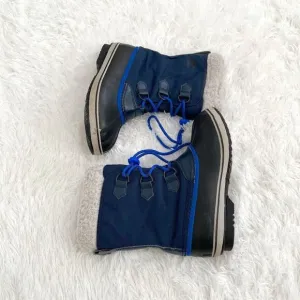 Women Sorel Yoot Pac Waterproof Winter Boots in Blue Size US 5