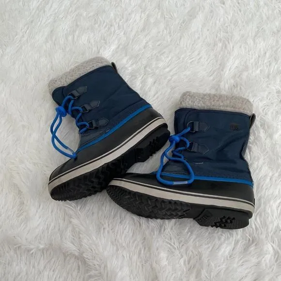 Women Sorel Yoot Pac Waterproof Winter Boots in Blue Size US 5