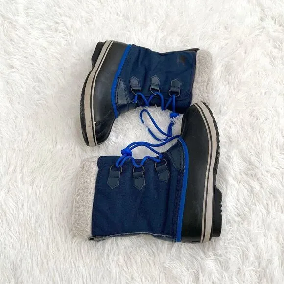 Women Sorel Yoot Pac Waterproof Winter Boots in Blue Size US 5
