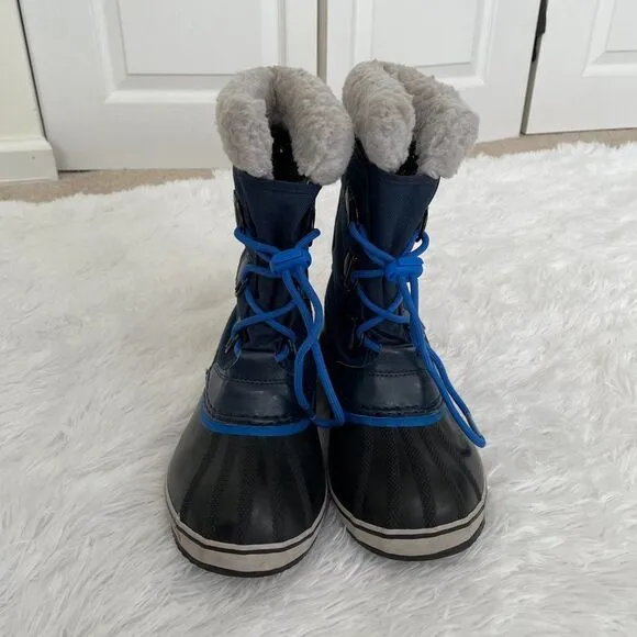 Women Sorel Yoot Pac Waterproof Winter Boots in Blue Size US 5