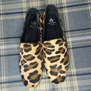 Women's Aquatalia Revy Weatherproof Calf Hair Loafer animal print