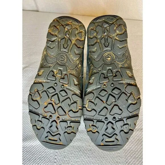 Women's Hi-Tec Romsey Low Grey/Graphite/Blue Waterproof Hiking Shoes Size 7.5