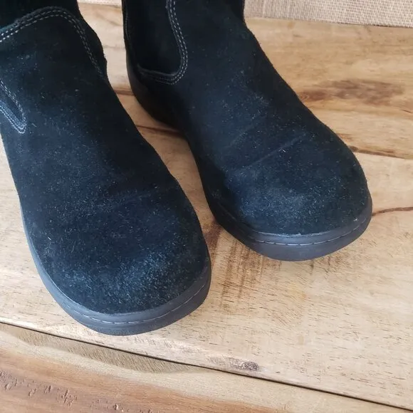 Women's L.L. Bean Sz 8 Tall Black Insulated Waterproof Faux Fur Winter Snow Boot