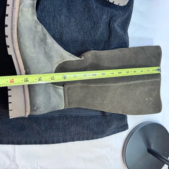 Women's Overland Hudson Sherpa Lined Leather Waterproof Riding Boots 10