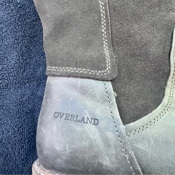 Women's Overland Hudson Sherpa Lined Leather Waterproof Riding Boots 10