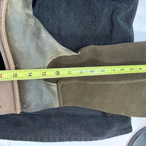 Women's Overland Hudson Sherpa Lined Leather Waterproof Riding Boots 10