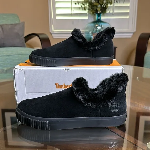 Women's Skyla Bay Warm Lined Slip-On Shoe in black Size 7